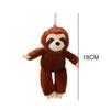 Stuffed Animals Sloth Small Pendant Simulation Soft Sloth Keychain Big Eyes Bag Charm Sloth Children Gifts