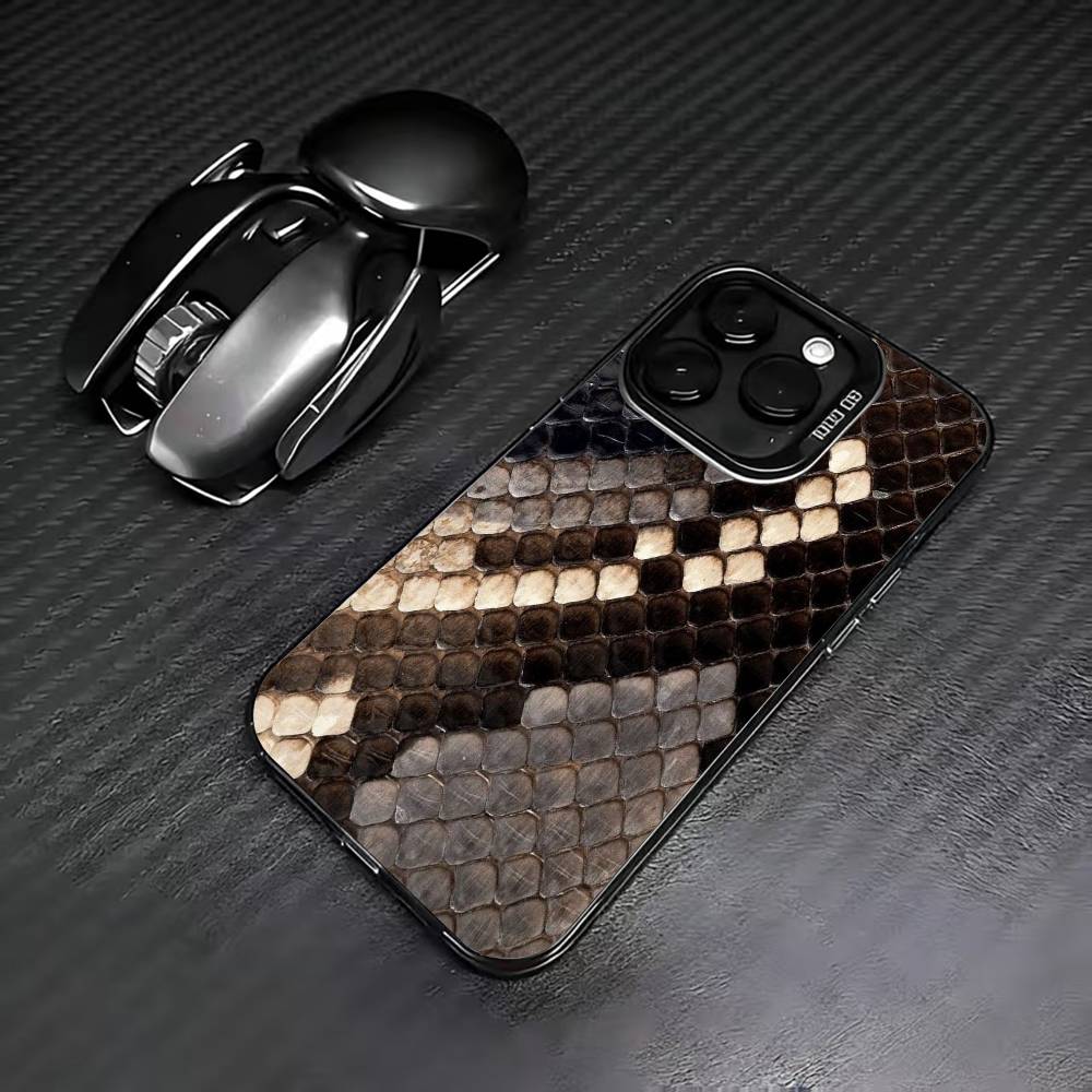 S-Snake S-Skin Phone Case For iPhone 17,16,15,14,13,12,11 Plus,Pro Max,XS,Colorful Silver Phone case Funda Cover