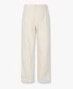 MAN ON THE BOON One-Tuck Pleated Cotton Pants_Ivory 4716104012