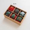INS Snowflake Christmas Tree Decorative Ball Wool Felt DIY Material Small Pendant Christmas Decorations Holiday Atmosphere Props