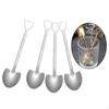 Formlöffel Edelstahl Eiskaffee Löffel Set Zucker Kuchen Dessert
