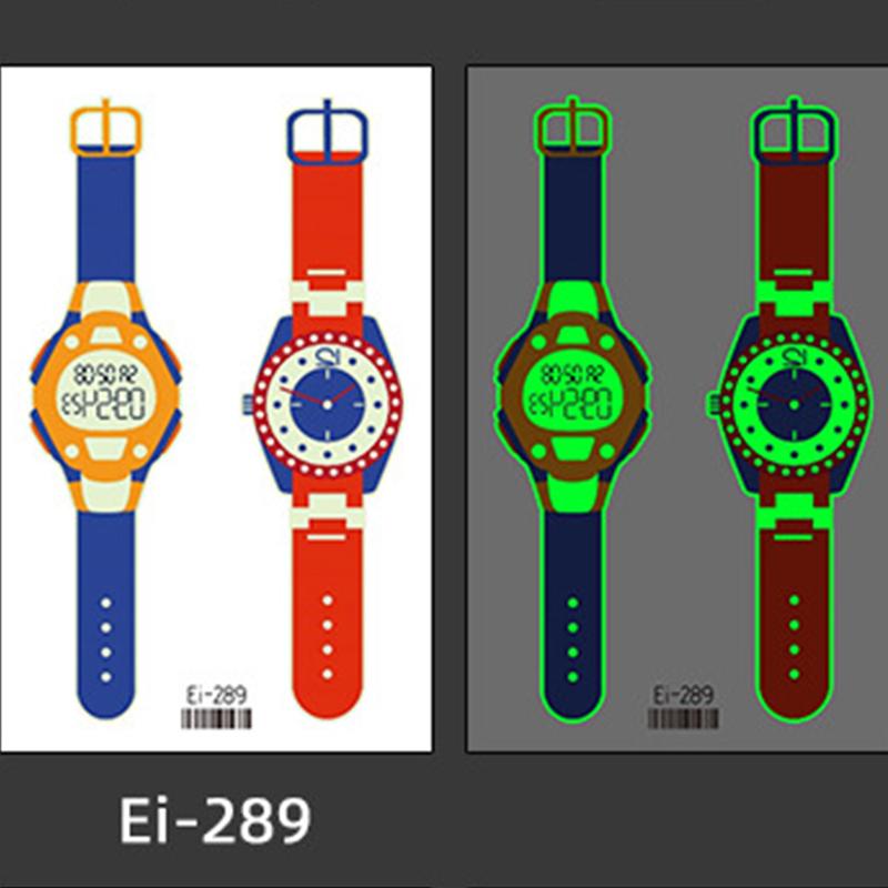 

[Боди-арт татуировка] Детская мультяшная светящаяся наклейка Водонепроницаемая детская мультяшная светящаяся наклейка для часов с татуировкой s120*75 мм Ei289