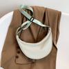 Nylon Crossbody Bag Women's Trendy Dumpling Bag Lightweight Small Shoulder Bag Underarm Bag Versatile Single Shoulder Canvas Bag
