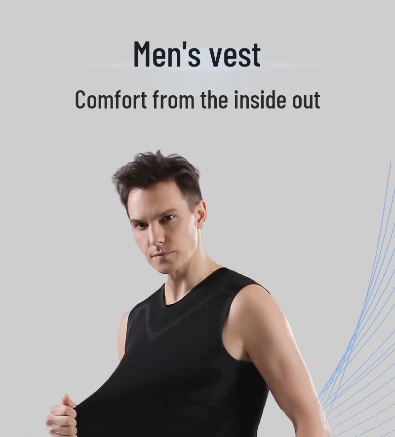 Men's Pro Sports Quick-Dry Stretch Vest - Summer Running, Basketball, Sweat-Wicking Fitness Tank.
