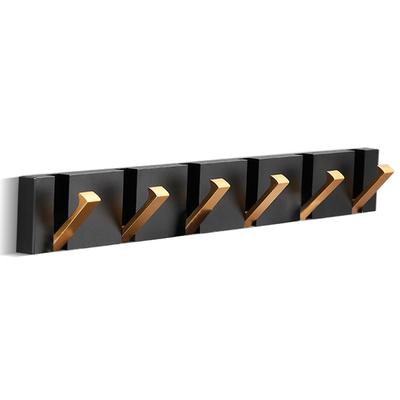 Hooks No Drilling Wall-mounted Hanger Rack Non-rusting Jackets Organizer Aluminum Non-slip Hanging Holder Living Room