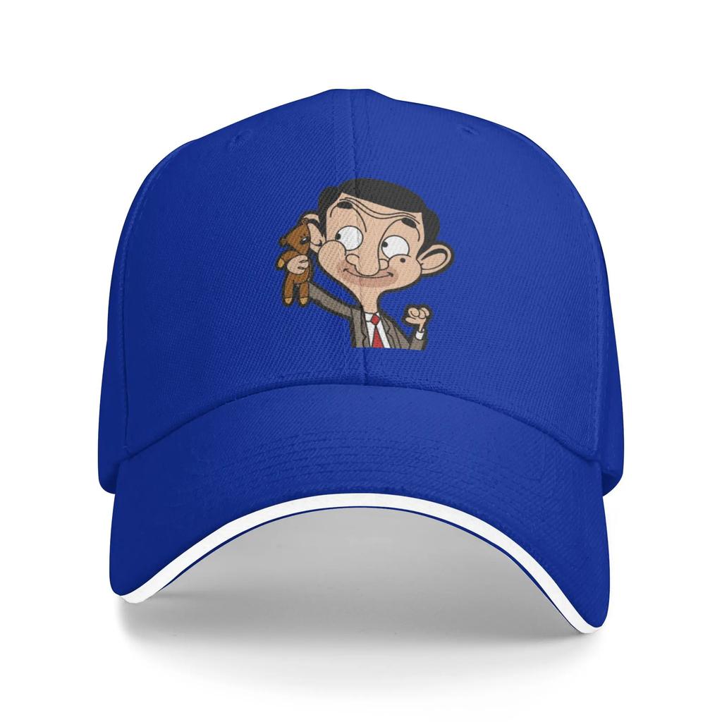 Mr Beans cartoon  Merch Men Women Baseball Cap  Dad Hat Vintage Daily Headwear Adjustable Sun Cap