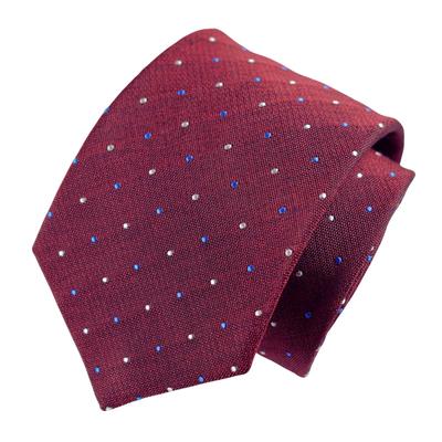 [Michiko London] Necktie, Italian Fabric, Made In Japan, Polka Dot Pattern, Silk & Cotton, Men's & Women's, Unisex, Gift, Present, MKIC-006