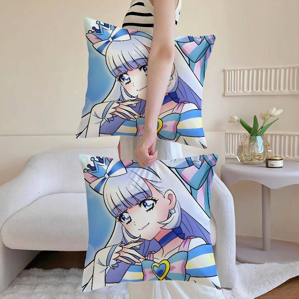 N-Nekoyashiki Yuki Kissenbezug Sofa und Wohnzimmer Dekorative Kissenbezüge Staubdicht und Milbendicht Verdeckter Reißverschluss