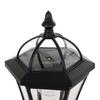 2 PCS 1.3M Garden Solar Lamp Post Lights Solar Powered LED Lantern Patio Pathway Walkway Outdoor Water-Resist Auto Switch 6 Hours Black