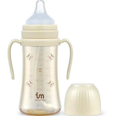 Toby & Molly Dotram PPSU Babyflasche mit Strohhalm 280ml, Vanille, 1 Stk.