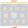 AMAOE BGA Reballing Stencil SSD 1/2/3/4 for Solid State U Disk Flash Memory BGA Stencil BGA Main Control 2246 Stencil Repair