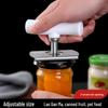 Multi-Purpose Stainless Steel Opener: Can, Bottle, Twist-off, and Screw Cap Non-slip Tool
