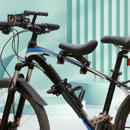 1 Set Kids Bike Seat Front Mounted Bike Seat Handlebar Foot Pedal Detachable Toddler Child Road Mountain Bicycle Front Seat Bike Accessories