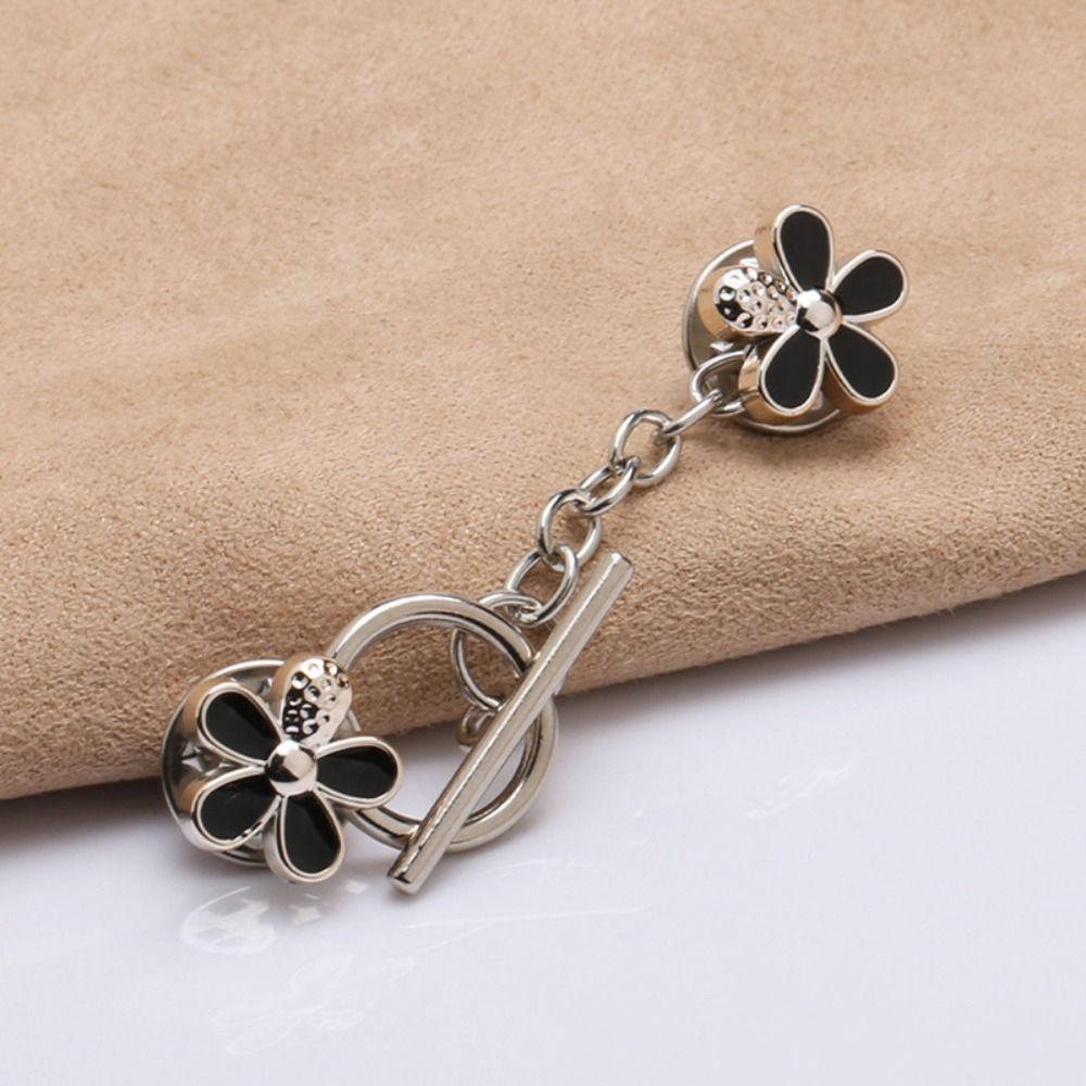 Bear Close Neckline Decorative Brooch Flower Camellia Anti-light Brooch Clothing Accessories