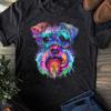 Schnauzer Splash Art Cute Schnauzer Owners Gifts T-Shirt - Gift for Dog Lovers - Funny Dog - Schnauzer Lovers - Mother's Day - Dog Sweater