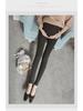 Adjustable Solid Color Maternity Leggings for Spring and Autumn