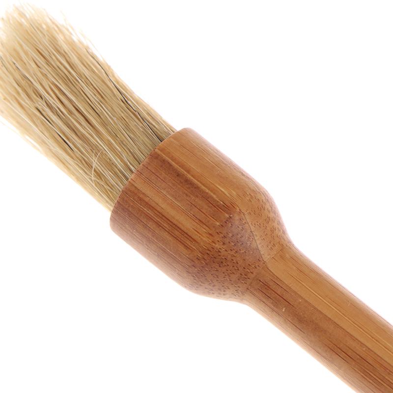 Coffee Grinder Cleaning Brush Wood Handle Natural Bristles Wood Dusting