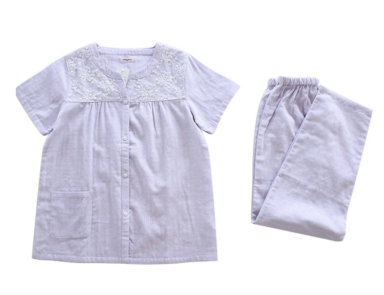

Spring Short Top and Bottom Gentle on the Fuji Short XL [Otosuzu] Women s Pajamas, Pajamas, 100% Cotton, Roomwear, Sleeves, Set, Skin, Spring/Summer,
