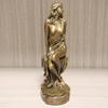 1Pc Beautiful Oriental Women Sculpture Desktop Ornament Antique Brass Female Statue Arts Home Fashion Indoor Decors Craft