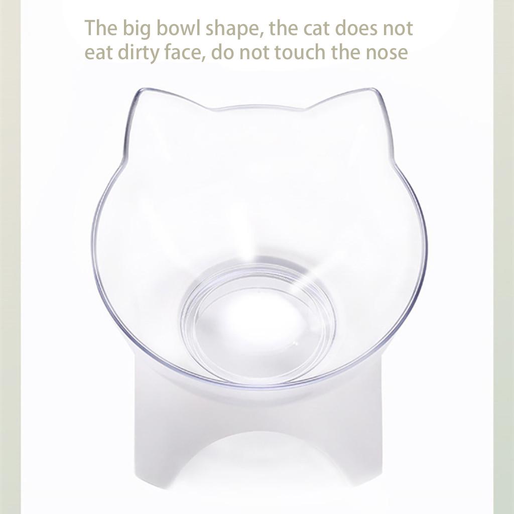 Pet Dog Cat Slow Feed  Spine Water Food Bowl ion Care Bowl