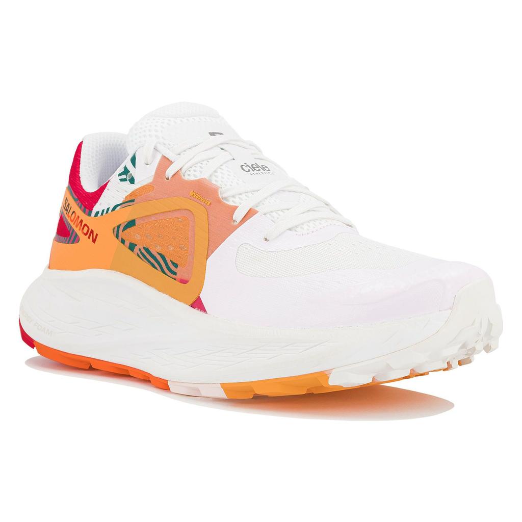 SALOMON Ciele Athletics X Tkanina Aero Glide Modne Fajne Antypoślizgowe Trwałe Buty Lifestyle Casual o Niskim Kroju Unisex Białe 472962