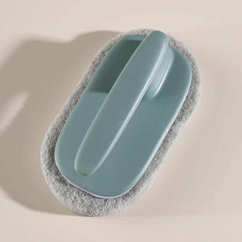 Kitchen Countertop Brush Cleaning Brush Handle Sponge Pot and Dish Brush Household Hand-held Wall Cleaning Brush