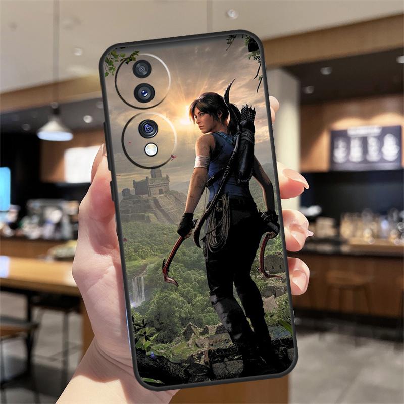 Lara Croft Tomb Raider Case For Honor Magic 7 5 6 8 Lite Honor 400 200 Pro 50 70 90 X8c X9a X9b X9c X9d Win RT Cover