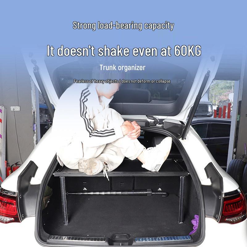 Mercedes-Benz GLC SUV Trunk Storage Rack Extension and Load-bearing Partition Box