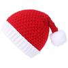 Winter Parent-Child Knitted Santa Hats – Warm Woolen Holiday Costume for Moms and Babies