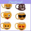 Cartoon Emoji Keramische Mok Met Lachend Gezicht En Deksel Voor Kantoorgebruik