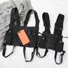 Unisex Outdoor Adjustable Vest, Chest Pouch, Shoulder Waist Bag, Wearable and Durable