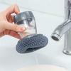 Plastic Practical  Rust Resistant Cleaning Brush  with Storage Tank Dish Washing Brush for Pots