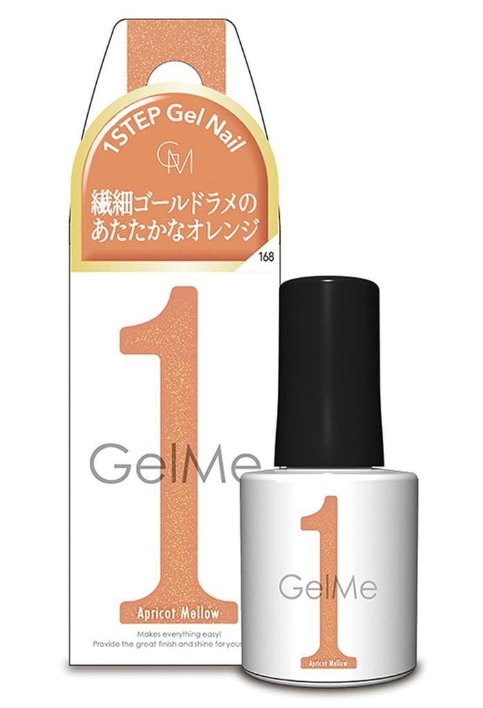 Gel Me 1 2026 Standard Color 168 Apricot Mellow Gel Me 1 Self Gel Nail Easy Gel Gel Nail Art Spring/Summer -