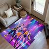 Galactic Fashion Heroes Area Rug Design for Living Rooms Dining Room Foyer Decorate Room Antislip Carpet Anime Office Decor Gift for Festivals