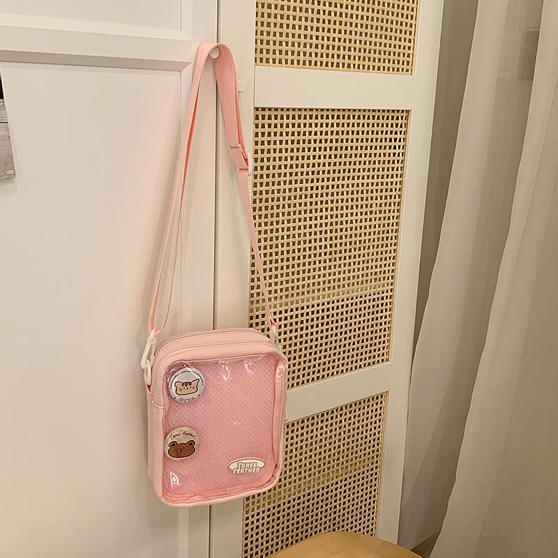 Summer Mobile Phone Bag Women'S Two-Dimensional Cute Pain Bag Student Leisure Travel Messenger Bag Small Satchel