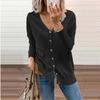 2026 Autumn Winter Women's V-Neck Cardigan, Button Detail Open Front Knit Sweater with Soft Yarn, Versatile Layering Piece for Office & Casual Wear