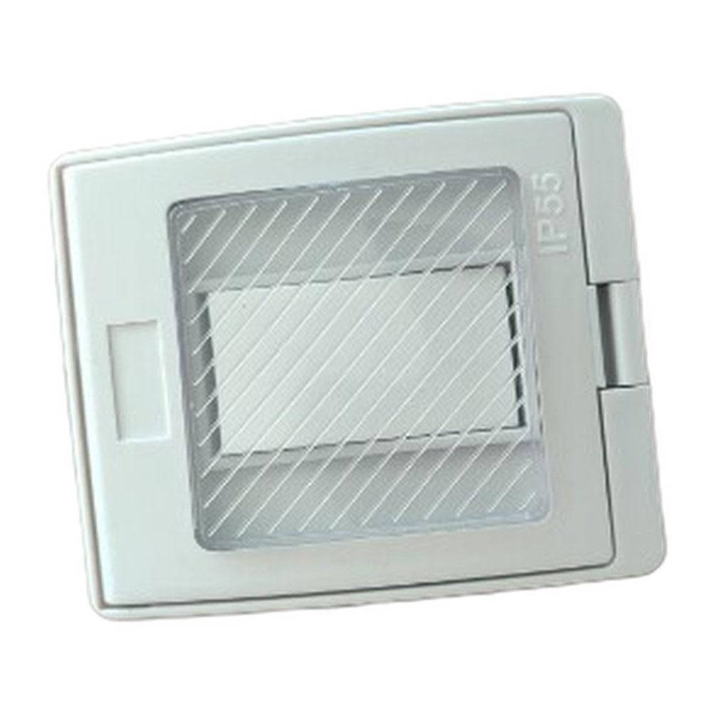 Outdoor Doorbell Switch with Integrated Waterproof Wall Socket IP55 Certified for Harsh Weather and 250V Applications