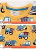 Kids' Summer Cartoon Construction Vehicle T-Shirt - Short Sleeve Boys' Graphic Tee