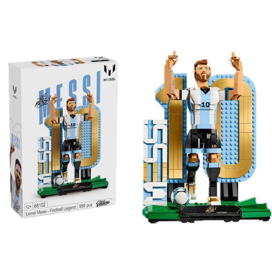 LEGO Чемпионат мира 43015 Футбольная легенда Мальчики и дети Строительные блоки Игрушки gray