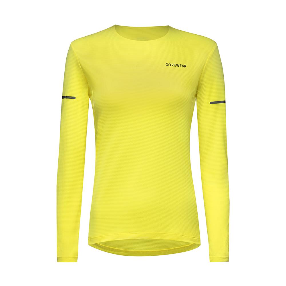 GOREWEAR Contest 2.0 Long Sleeve Women - Washed Neon Yellow (Women'S) Long Sleeve