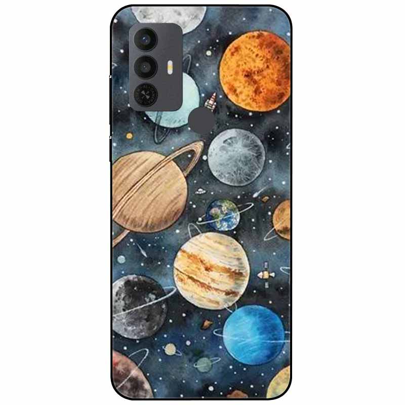 Für TCL 30 SE Hülle 305 6.52'' Silikon Weich Mode TPU Handyhülle für TCL 305 306 30SE Hülle 6165A Bumper Funda für TCL30SE 405