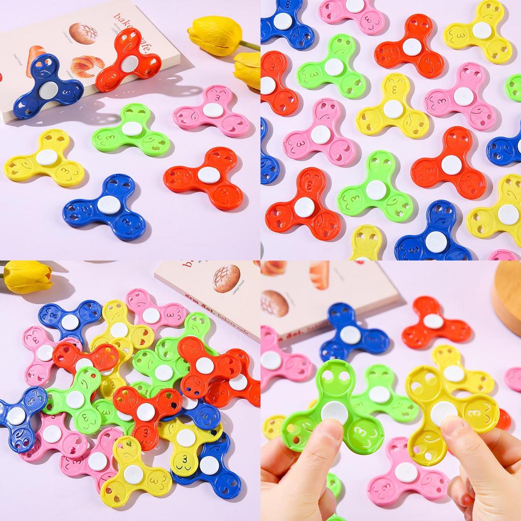 Creative Expression Bearingless Plastic Fingertip Gyroscope Children Toy For Stress Relief And Focus