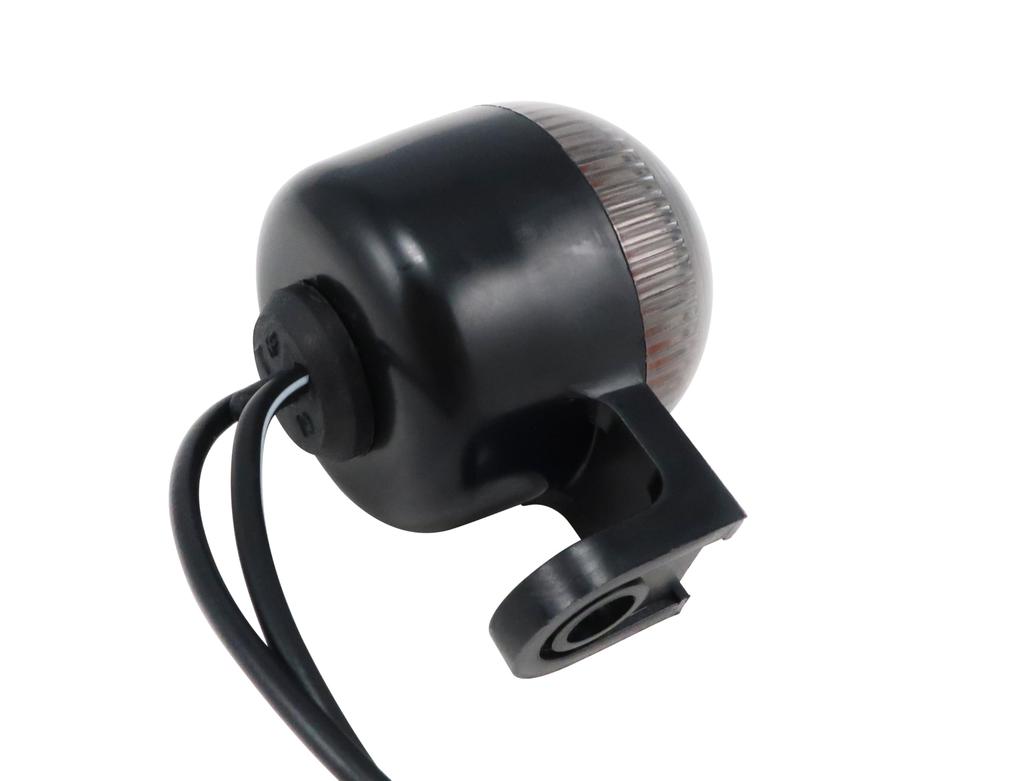 KITACO Warenz Mini Turn Signal Smoke Set, Universal, Lens/Single Bulb, 102-80-0500-30
