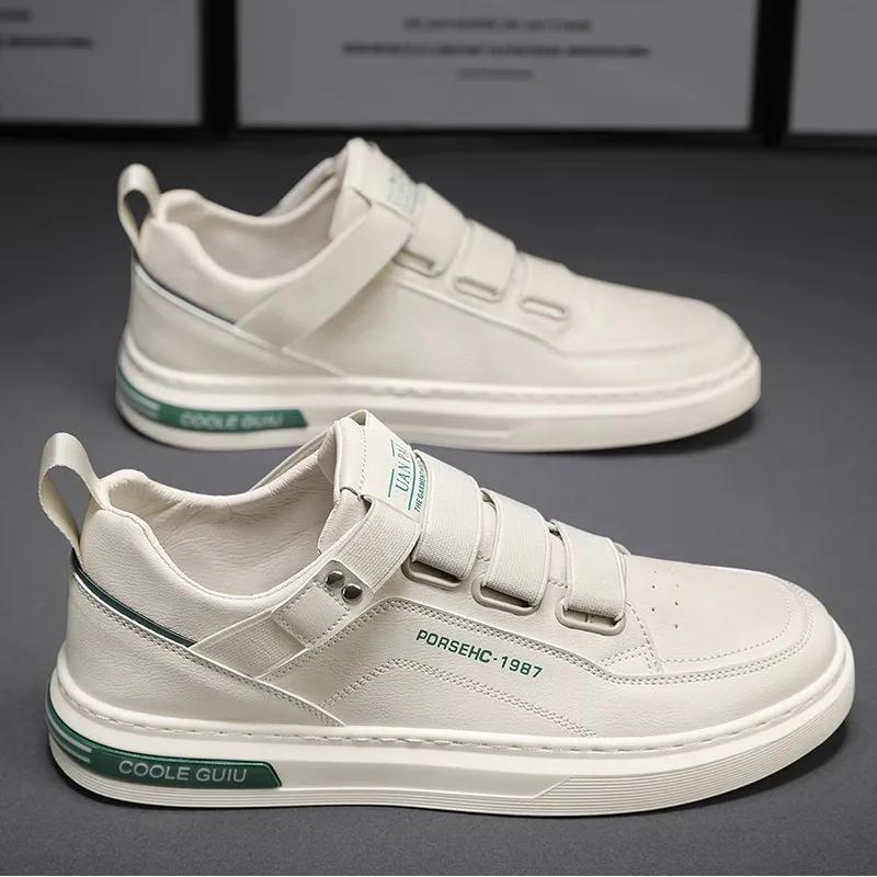 Hot selling men's shoes fashionable and trendy casual skateboarding shoes flat bottomed and lightweight running sports shoes