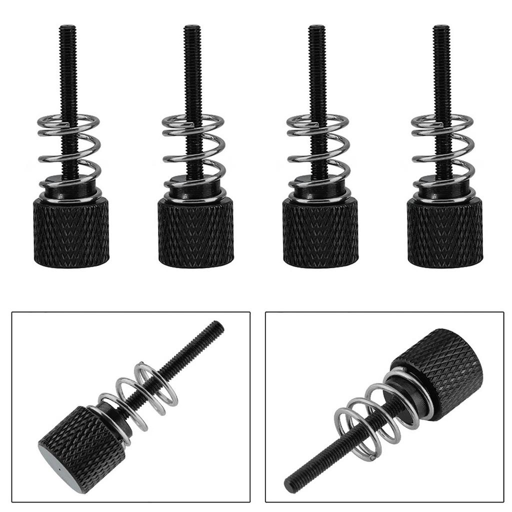 4pcs Aluminum M3 Installation Screws for CPU Water Cooling Block for Intel 1150 1151 1155 Black