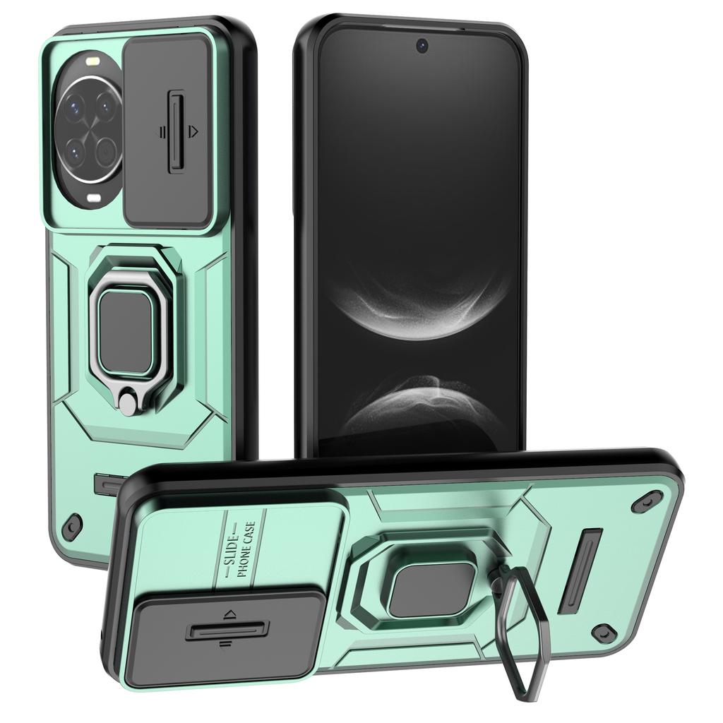 For Huawei nova 14 5G Case PC+TPU Kickstand Phone Protector with Lens Cover
