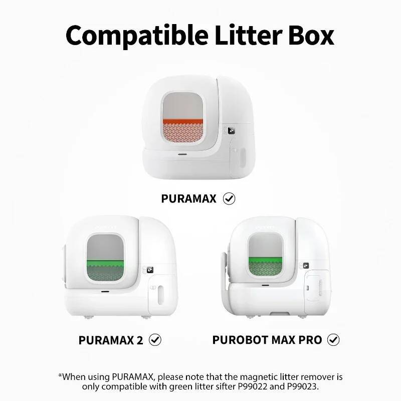 PETKIT Original Magnetischer Katzenstreu-Entferner Set Zubehör Für PUROBOT MAX Pro & PURAMAX 2 Intelligente Katzentoiletten Wesentliche Verbrauchsmaterialien