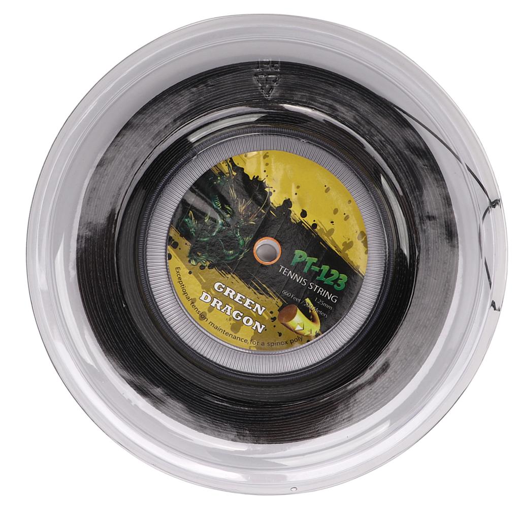 1,25mm Tennis Schläger String Doppel Rippen Muster Schlagfest Polyester Tennis String für