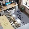 EXO Pattern Rug, Indoor/Outdoor Mat, for Picnic, Gameroom, Bedroom, Office, Living Room, Home Decor Carpet, Birthday Gift