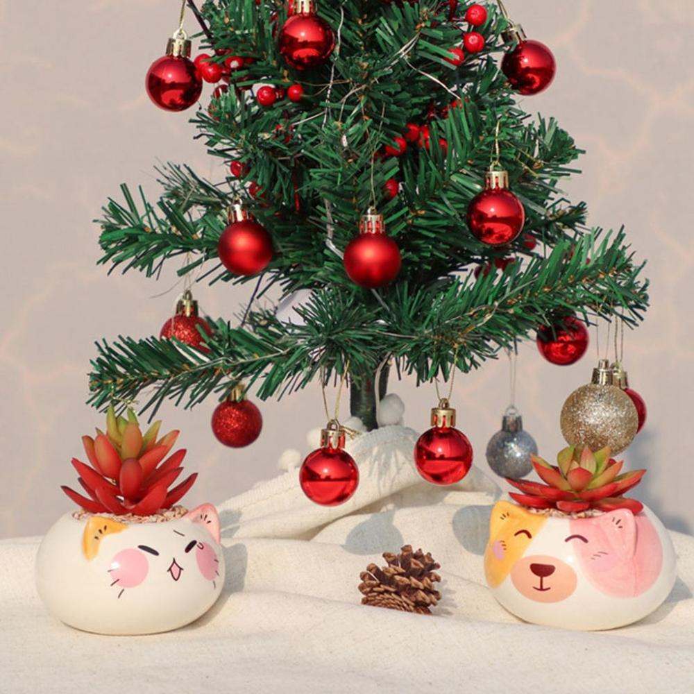 Cartoon Ornament Ceramics Handmade Garden Supplies Flowerpot Succulent Potted Bonsai Accessories